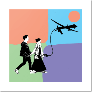 WALKING THE DRONE Posters and Art